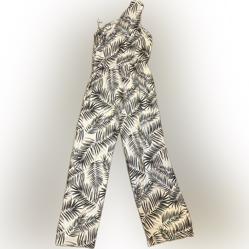 Sam Edelman Palm Fern Wide Leg Jumpsuit size 8 - Picture 9 of 12